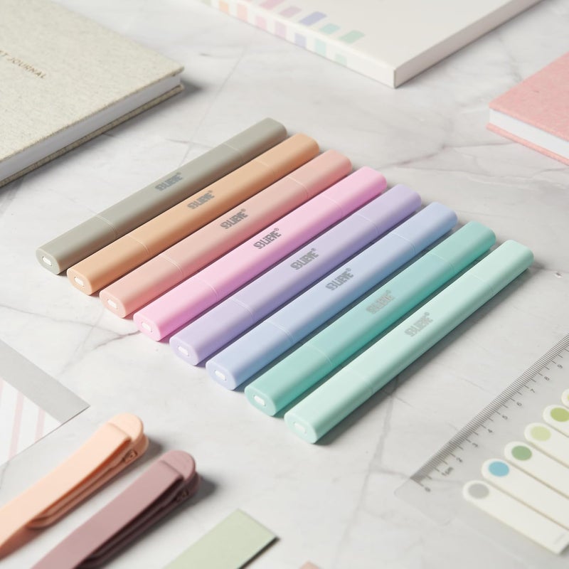 Believe - Aesthetic Bible Highlighters No Bleed Through Assorted Colors, Cute Highlighter Dual Tip For Journaling Supplies And School Accessories, Bible Highlighters And Pens No Bleed (PASTEL) - Image 4
